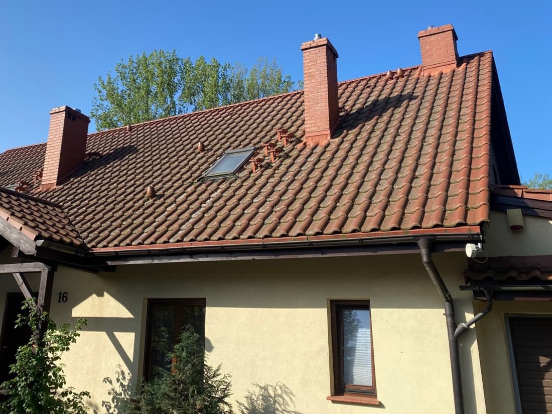 Mycie dachu 1 przed realizacją