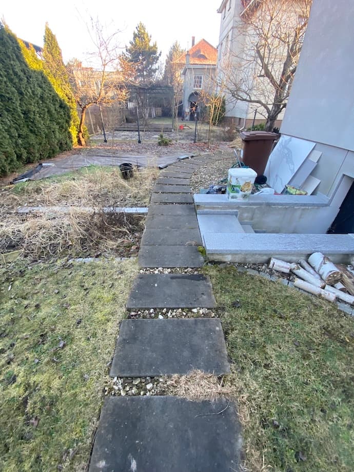 Czyszczenie kostki brukowej 4 przed realizacją