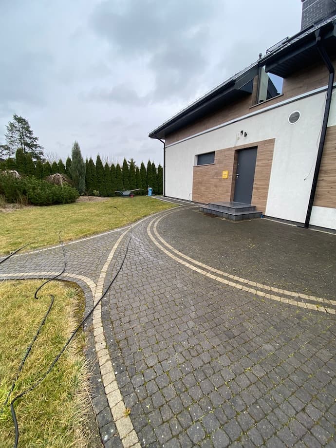 Czyszczenie kostki brukowej 7 przed realizacją