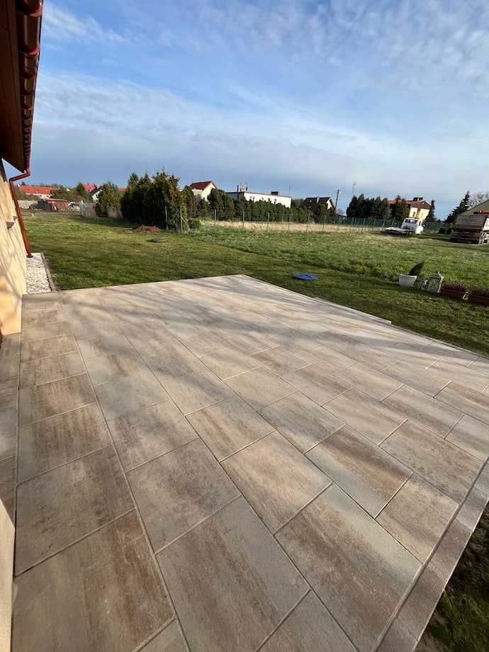 Mycie tarasu 1 po realizacji